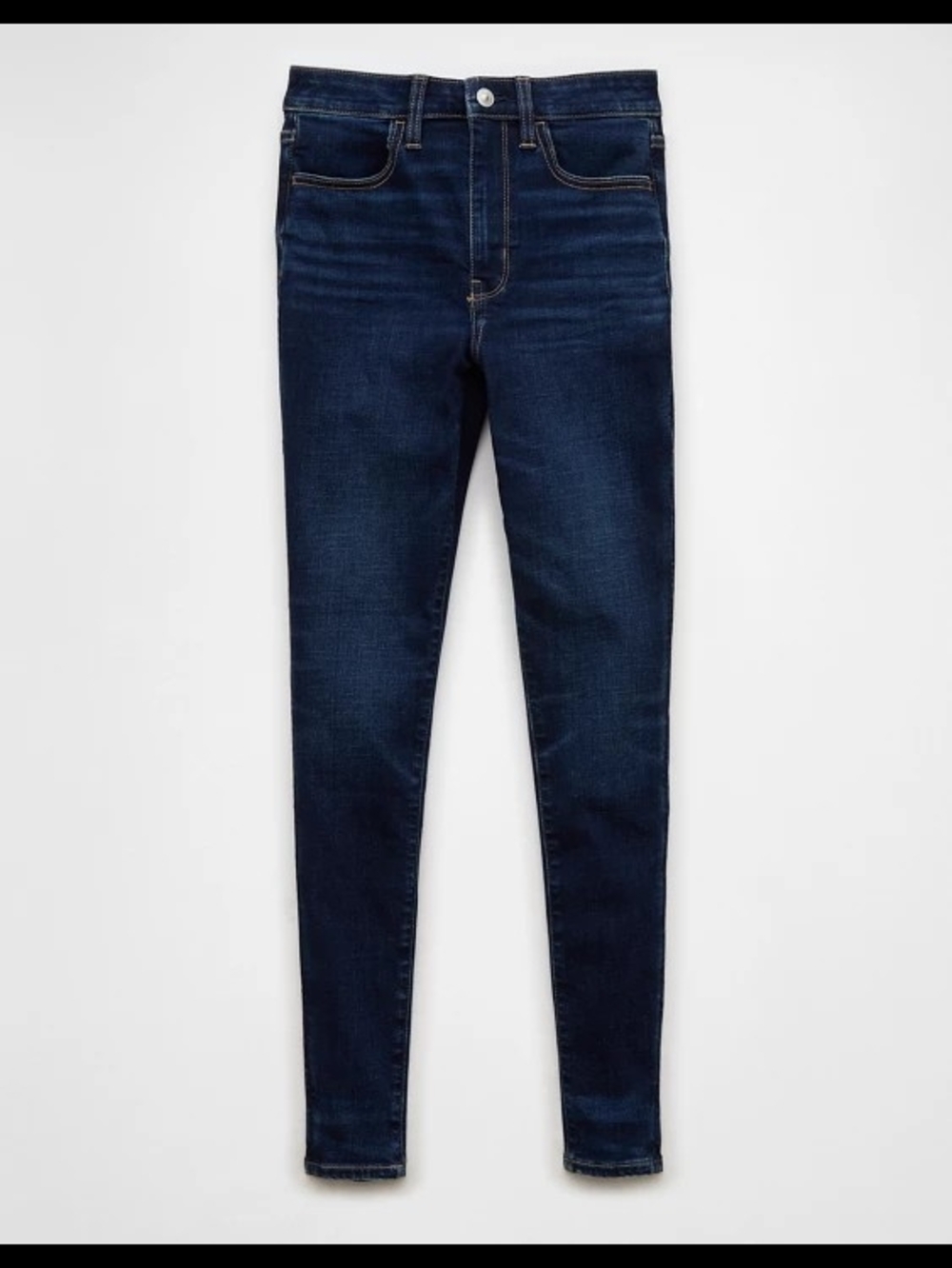 AE Next Level High Waisted Jegging Size 8 Short Dark Ink Wash